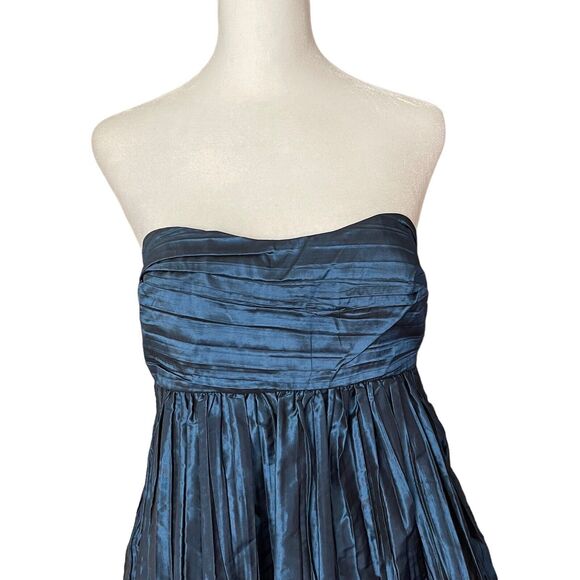 Calypso St. Barth Strapless Blue Silk Dress - Picture 7 of 11
